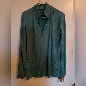 EUC Eddie Bauer Men's Athletic 1/4 Zip - Small - Teal